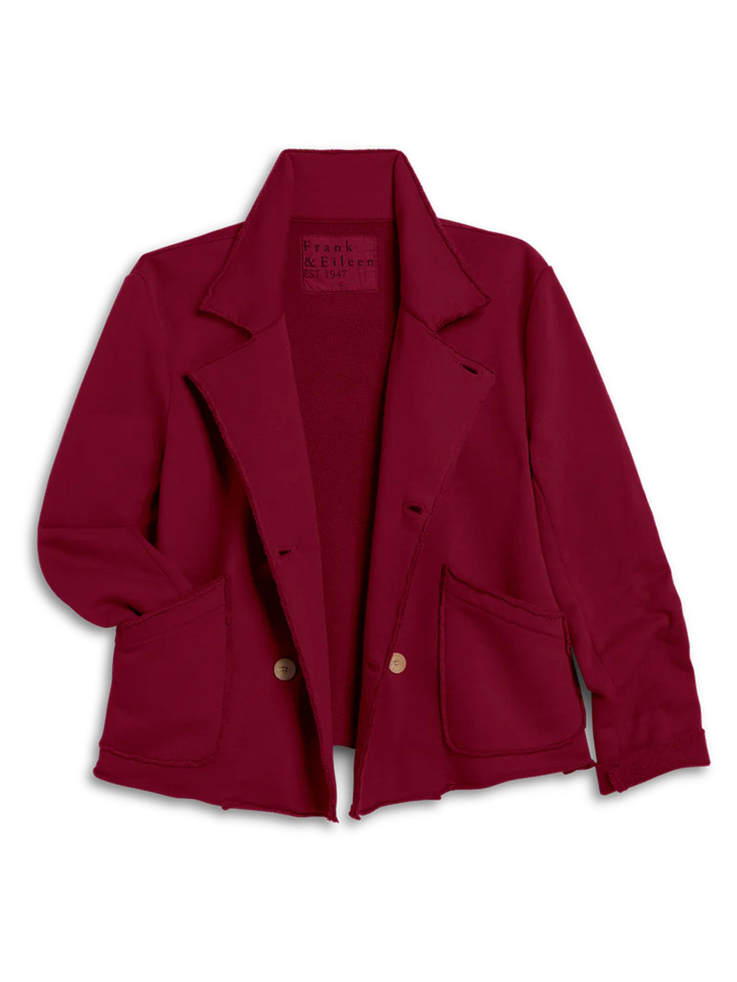 Mini Blefast Cropped Sweatshirt Peacoat in Garnet