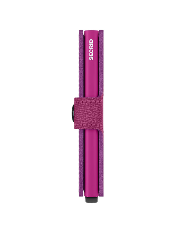Mini Wallet Crisple in Fuchsia