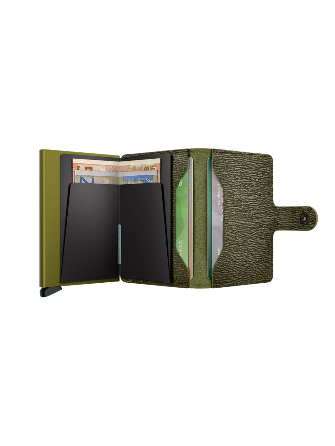 Mini Wallet Crisple in Kelp