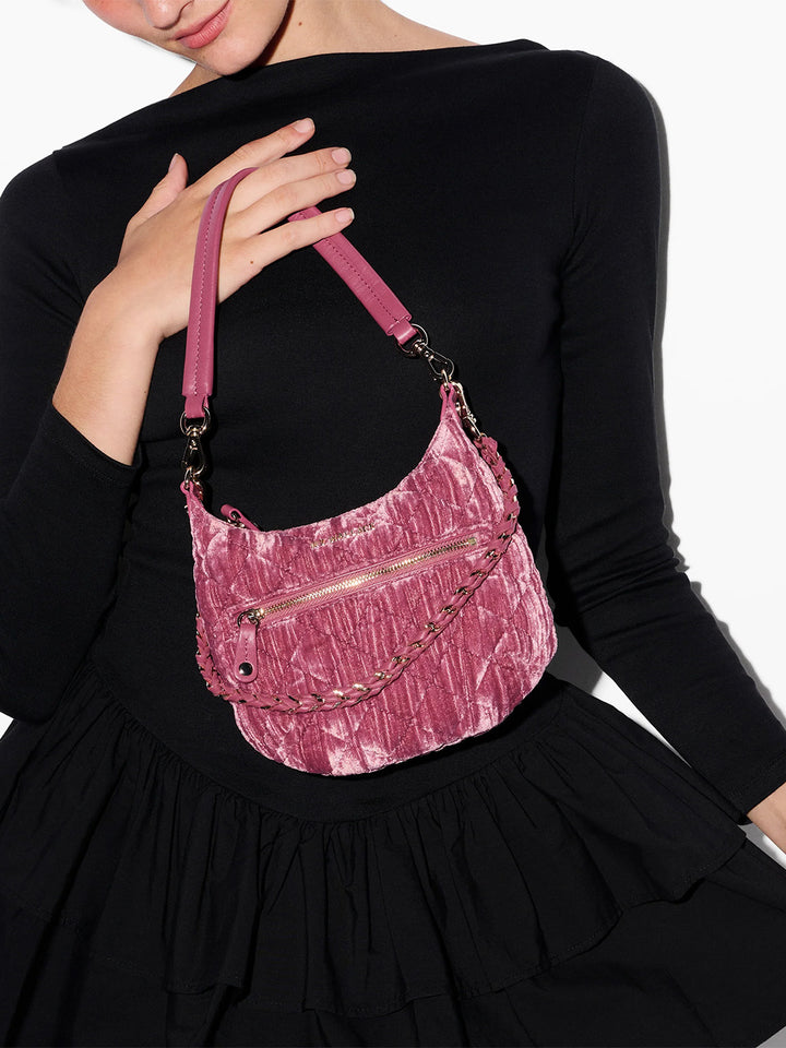 Mini Crosby Sienna in Petal Velvet