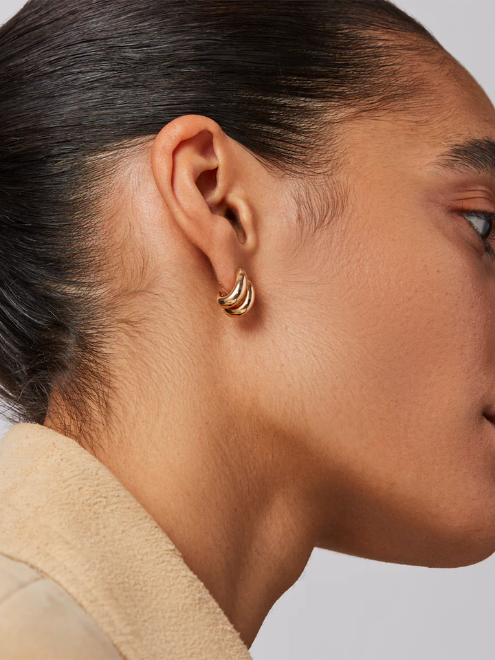 Mini Florence Earrings in Gold
