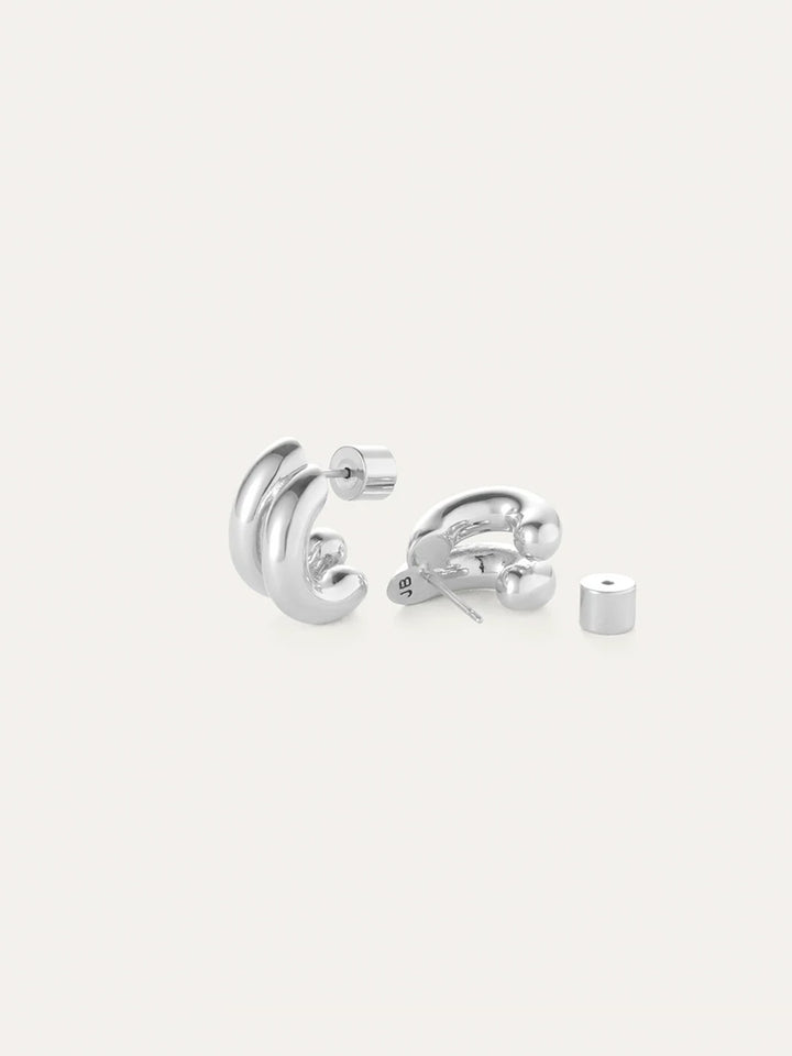 Mini Florence Earrings in Silver