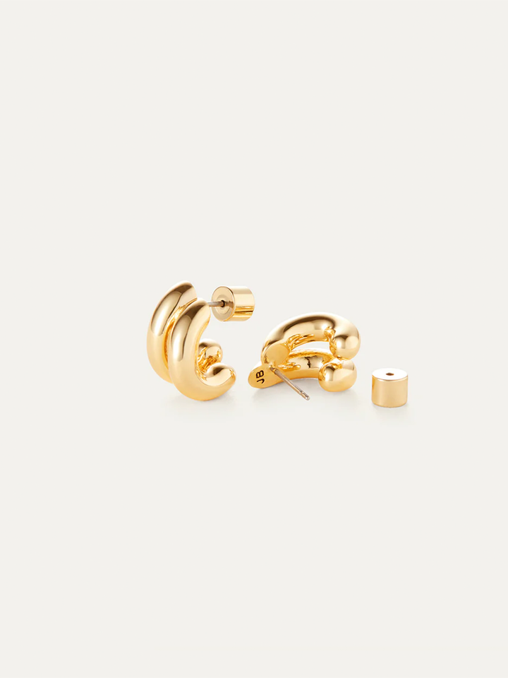 Mini Florence Earrings in Gold