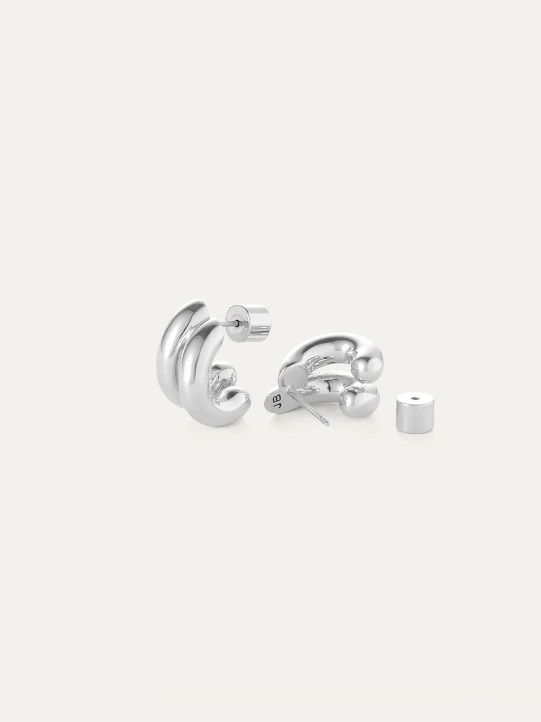 Mini Florence Earrings in Silver