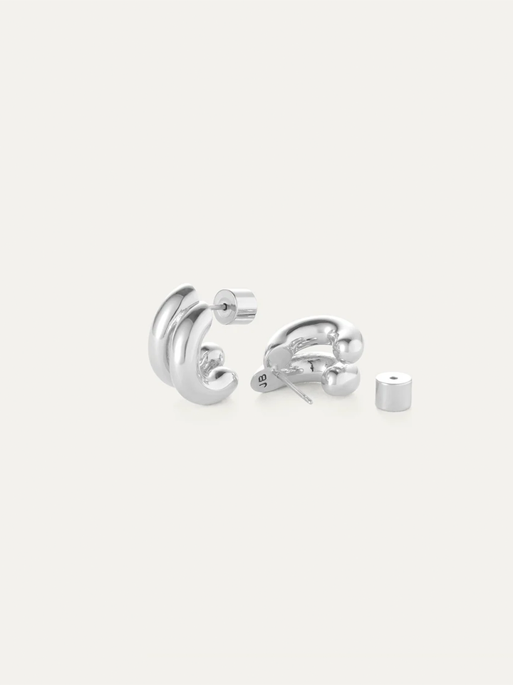 Mini Florence Earrings in Silver