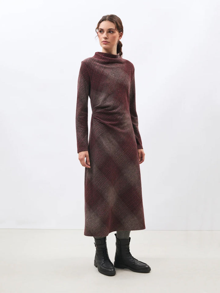 Minori Dress in Bordeaux