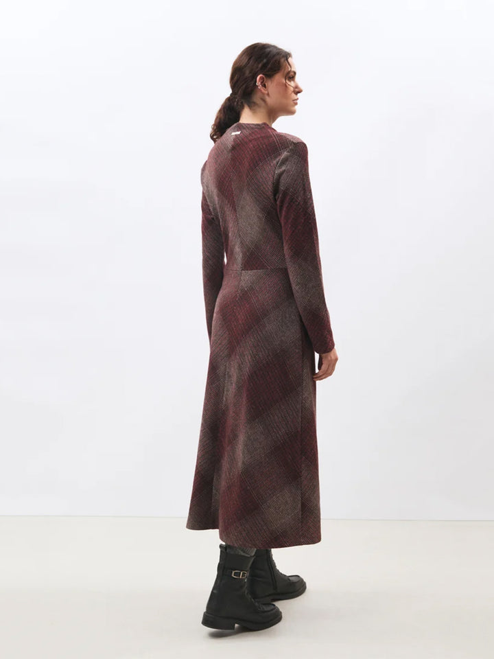 Minori Dress in Bordeaux