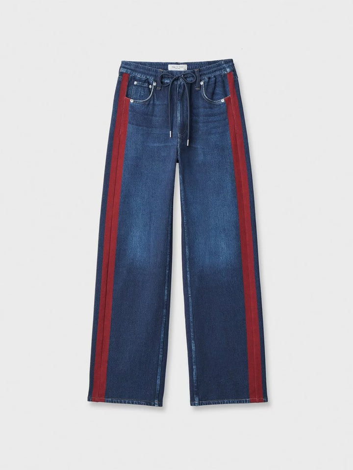 Miramar Drawstring Track Pant in Nolita Track Stripe