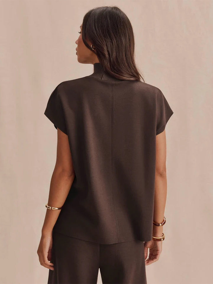 Winslow Mock Neck Pullover in Java