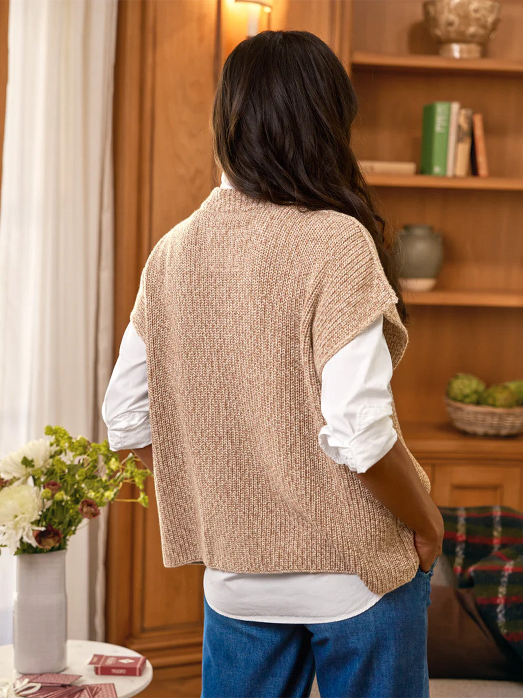 Montecito Vest in Dune Marl