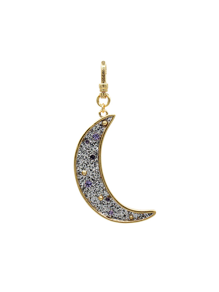 Love You To The Moon & Back Charm in Gold