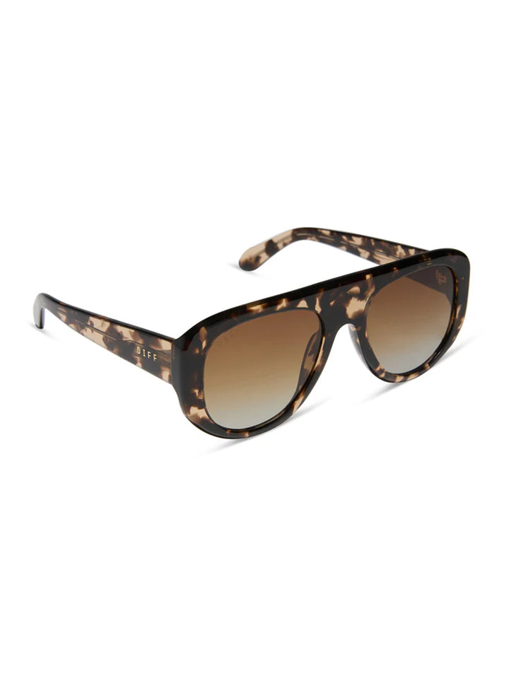Morgan Sunglasses in Espresso Tortoise Brown Gradient