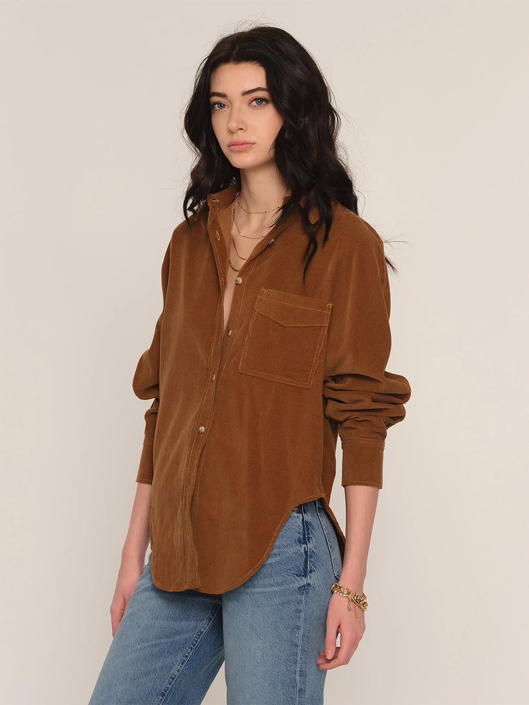 Morocco Shirt in Caramel