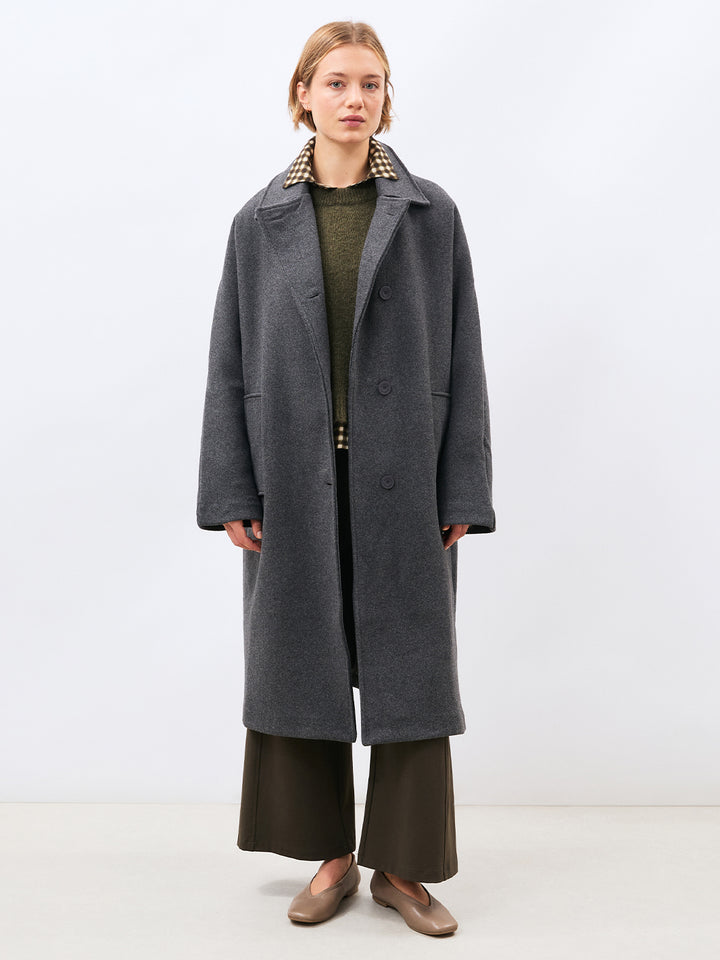 Murei Coat in Anthracite