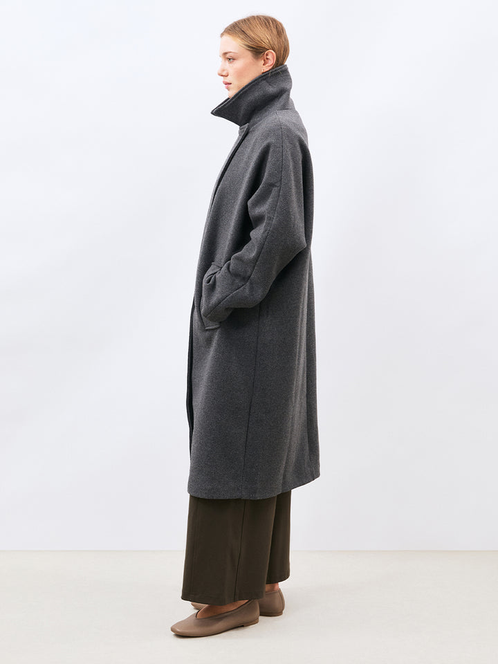 Murei Coat in Anthracite