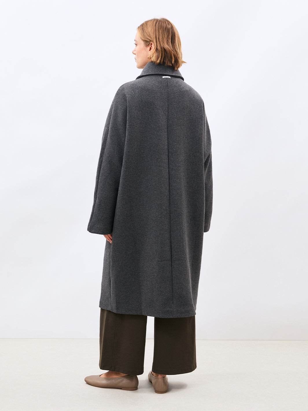 Murei Coat in Anthracite