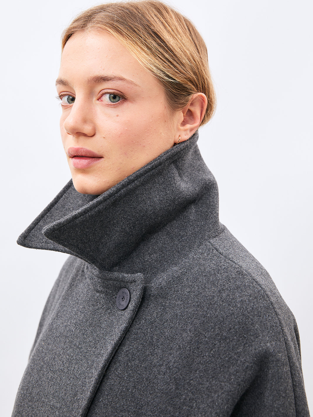 Murei Coat in Anthracite