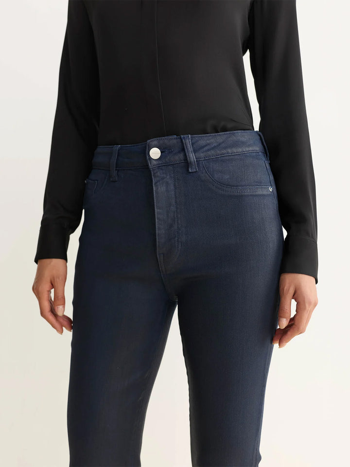 Nao Bootcut Jean in Coated Shallows