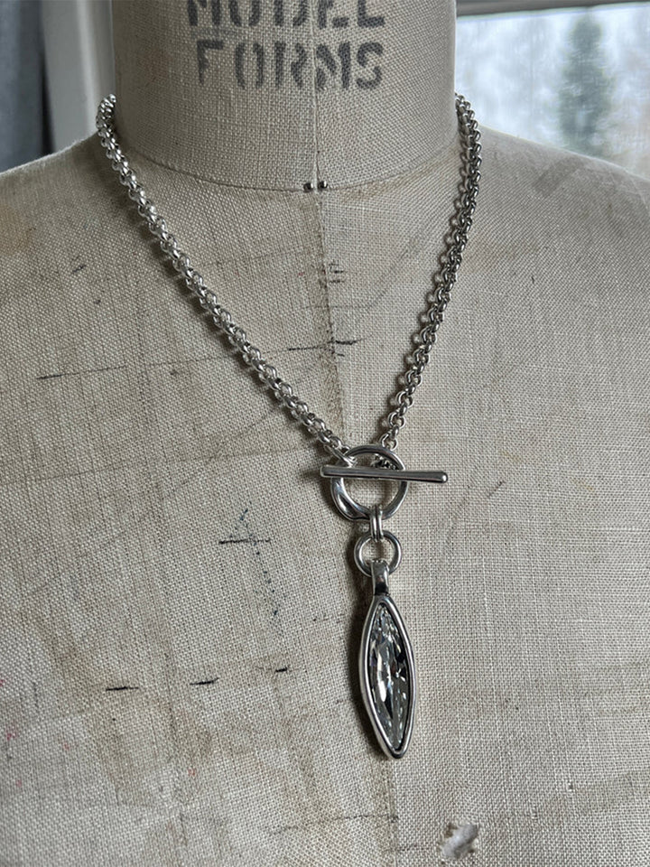 Neelam Necklace in Ice