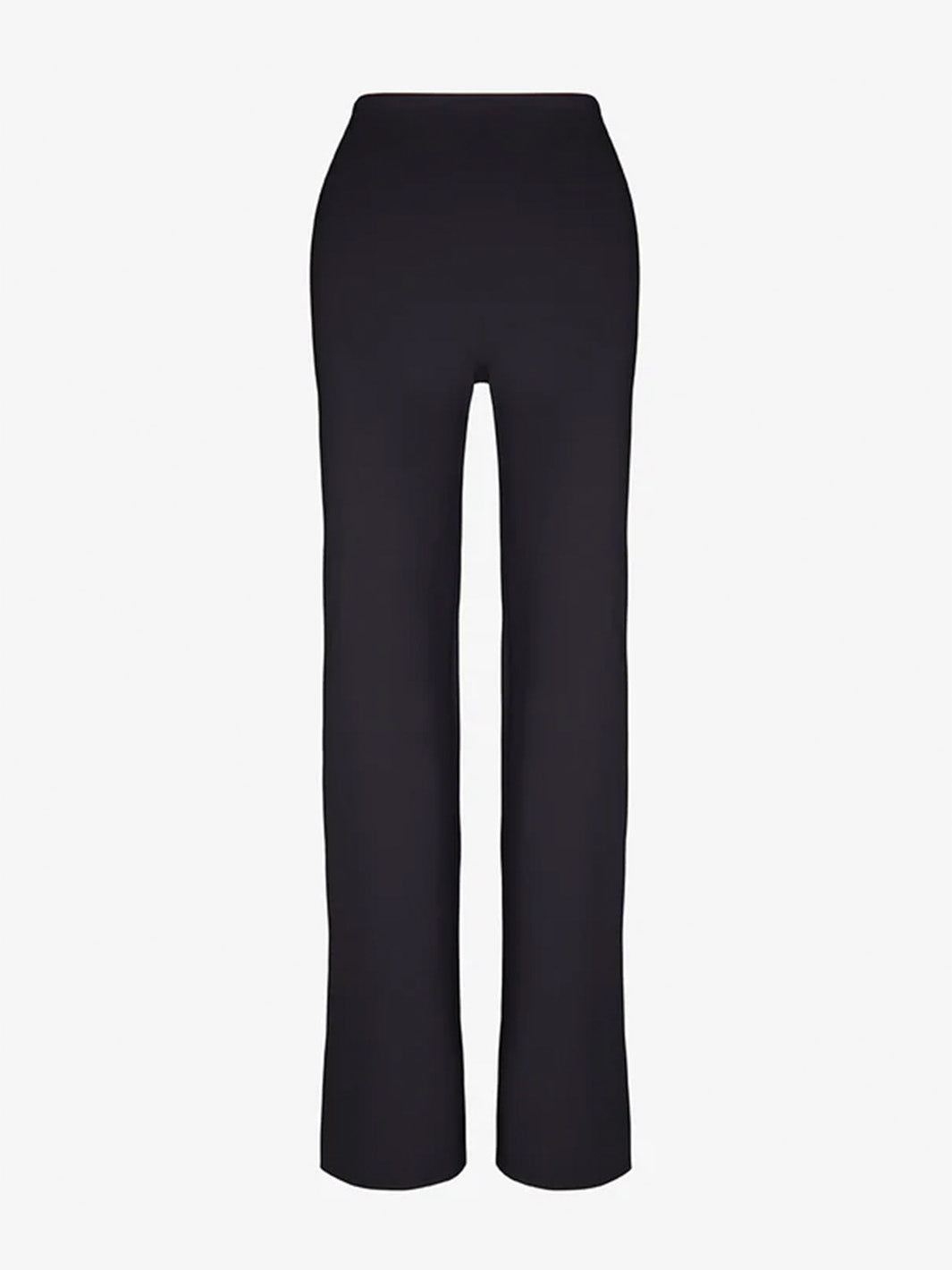 Neoprene Wide Leg Pant in Black