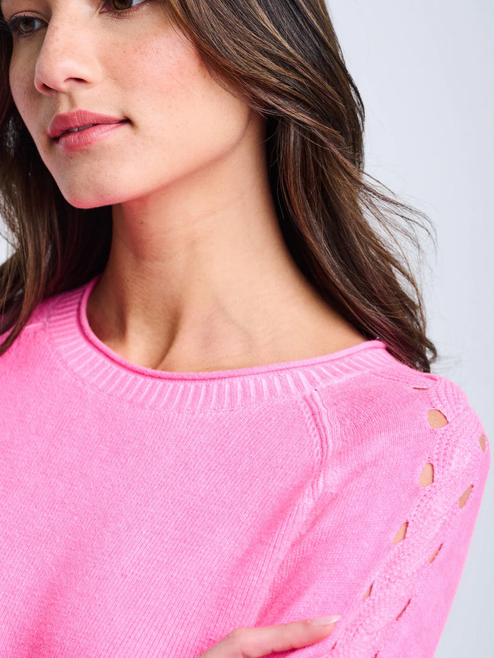 Neon Lights Sweater in Ultra Pink