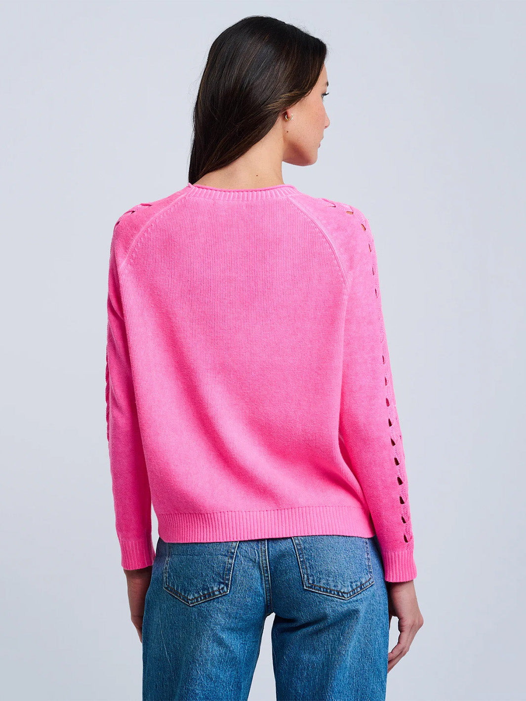 Neon Lights Sweater in Ultra Pink