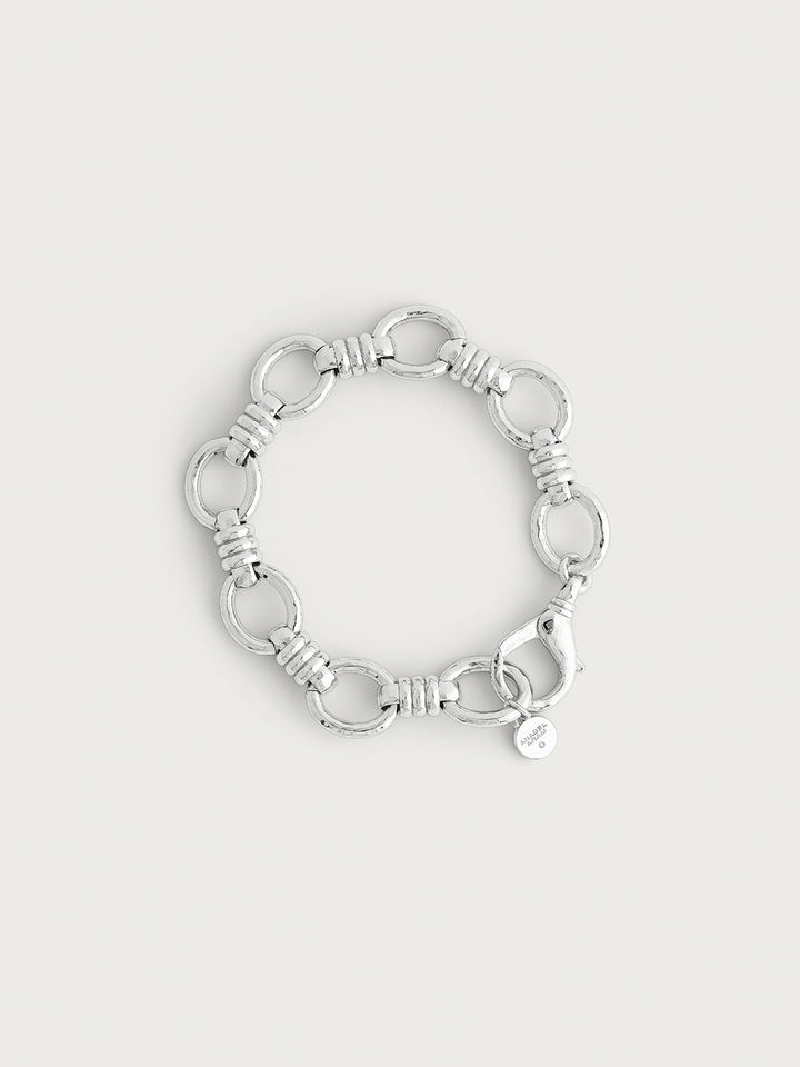 Neptune Chain Bracelet, Silver