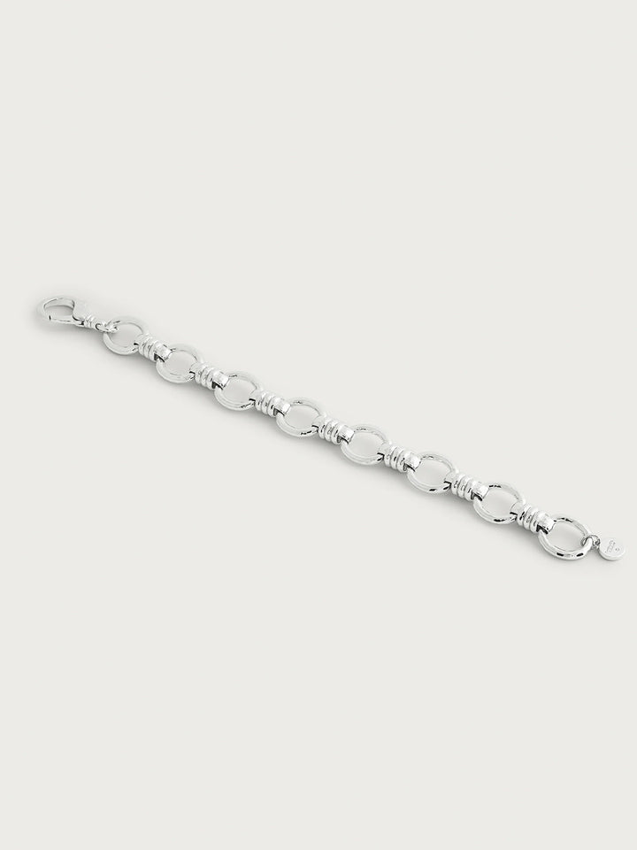 Neptune Chain Bracelet, Silver