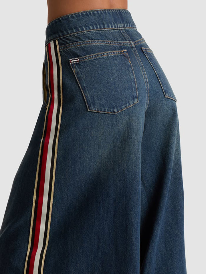 Nessi Jean w/Side Stripe in Clementine Tint
