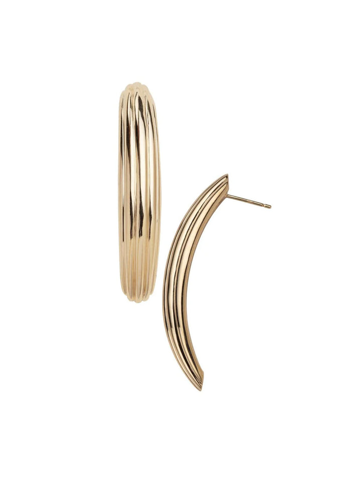 Nic 2" Earrings in Yellow Gold