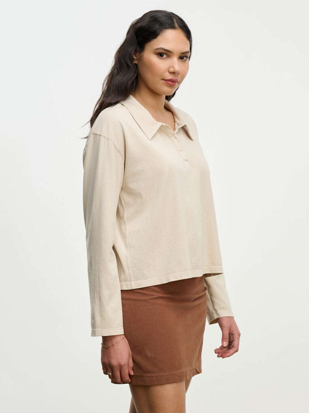 Nillie Collar Shirt in Tile