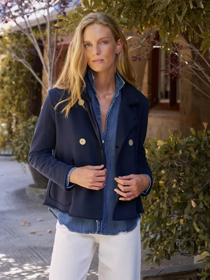 Mini Belfast English Peacoat in Classic Navy
