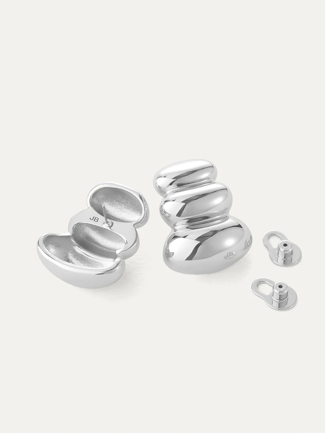 Non-Stop Earrings in Silver