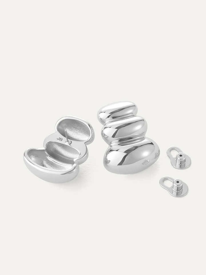 Non-Stop Earrings in Silver