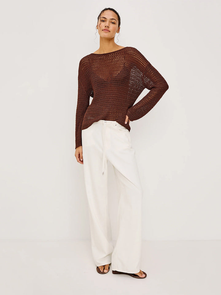 Normandie Pant in Ivory