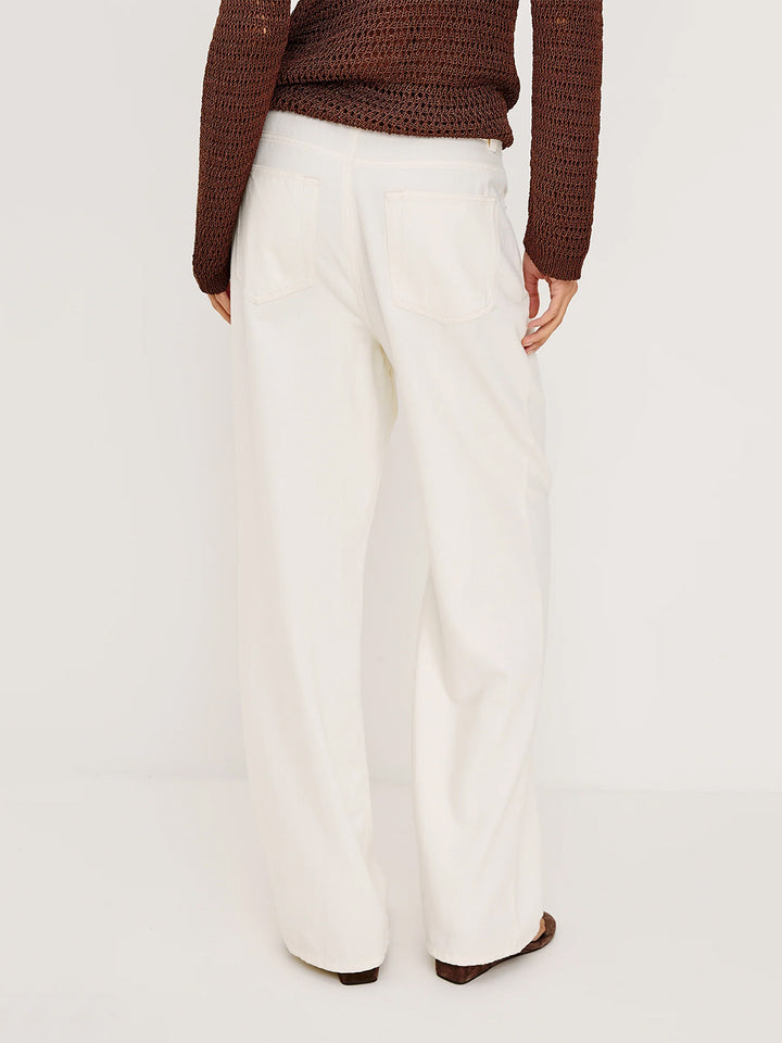 Normandie Pant in Ivory