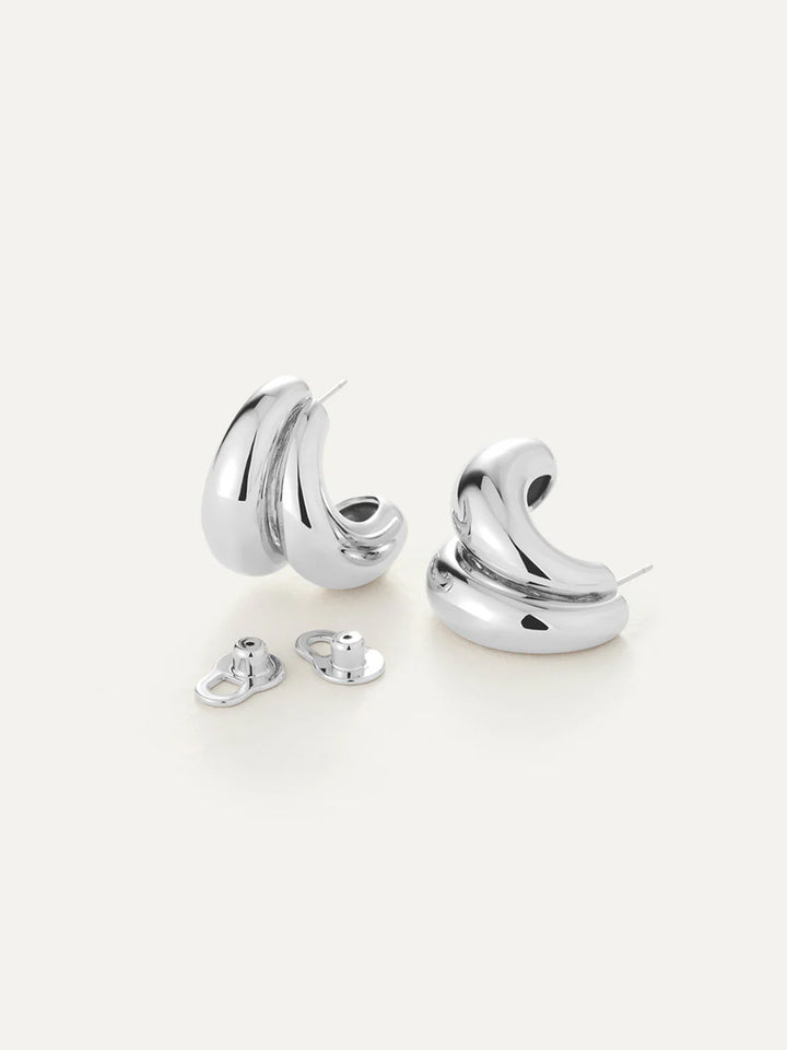Orla Earrings in Silver
