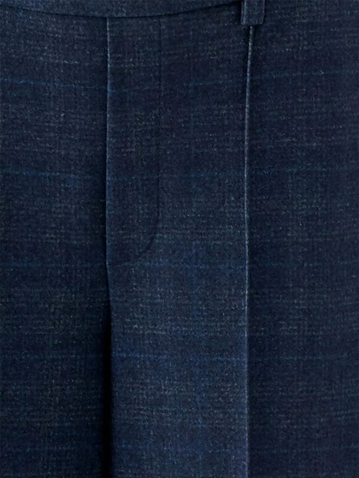 Trousers in Dark Blue Grey
