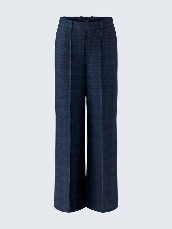 Trousers in Dark Blue Grey