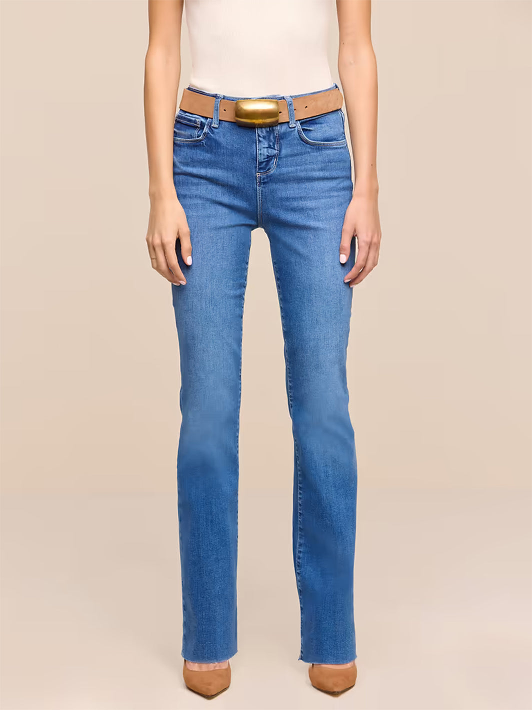 Petite Ruth Straight-Leg Jean in Cambridge