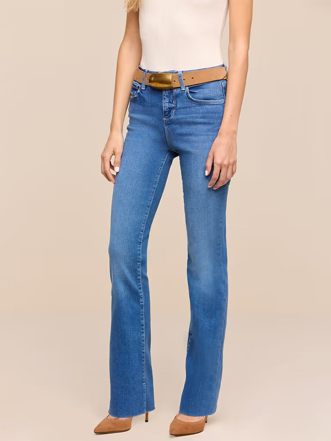 Petite Ruth Straight-Leg Jean in Cambridge