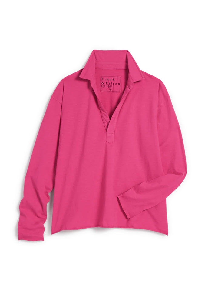 Patrick Henley Heritage Jersey Popover in Rose