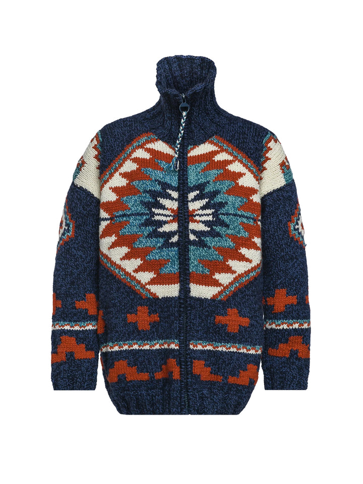 Palo Alto Zip Cardi in Ocean