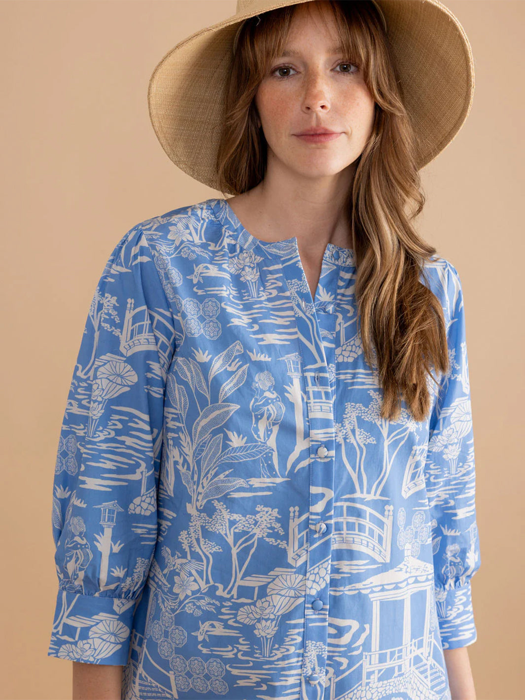 Paloma Dress in Sky Pagoda