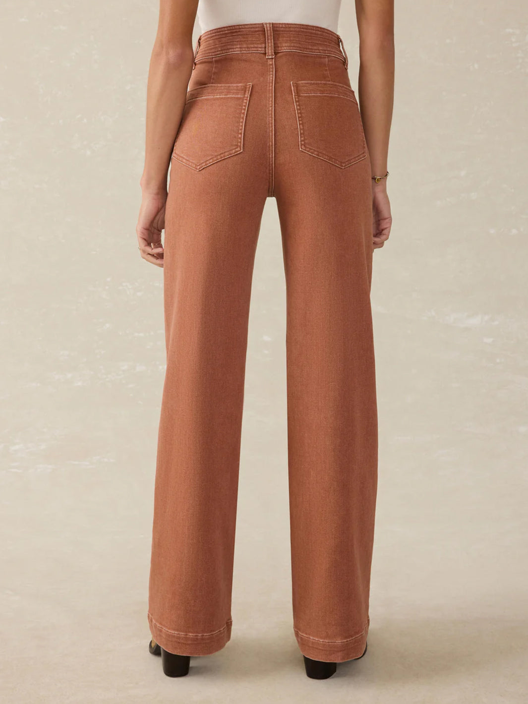 Stretch Terry Harbor Pant in Russet