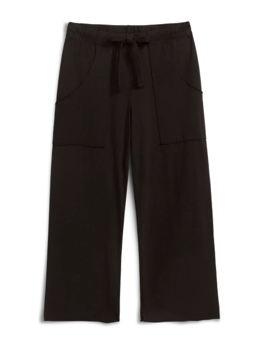 Penny Patch Pocket Jersey Pant in Black