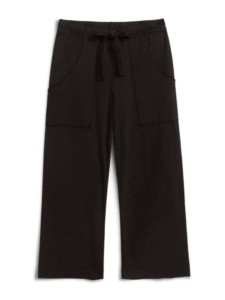 Penny Patch Pocket Jersey Pant in Black