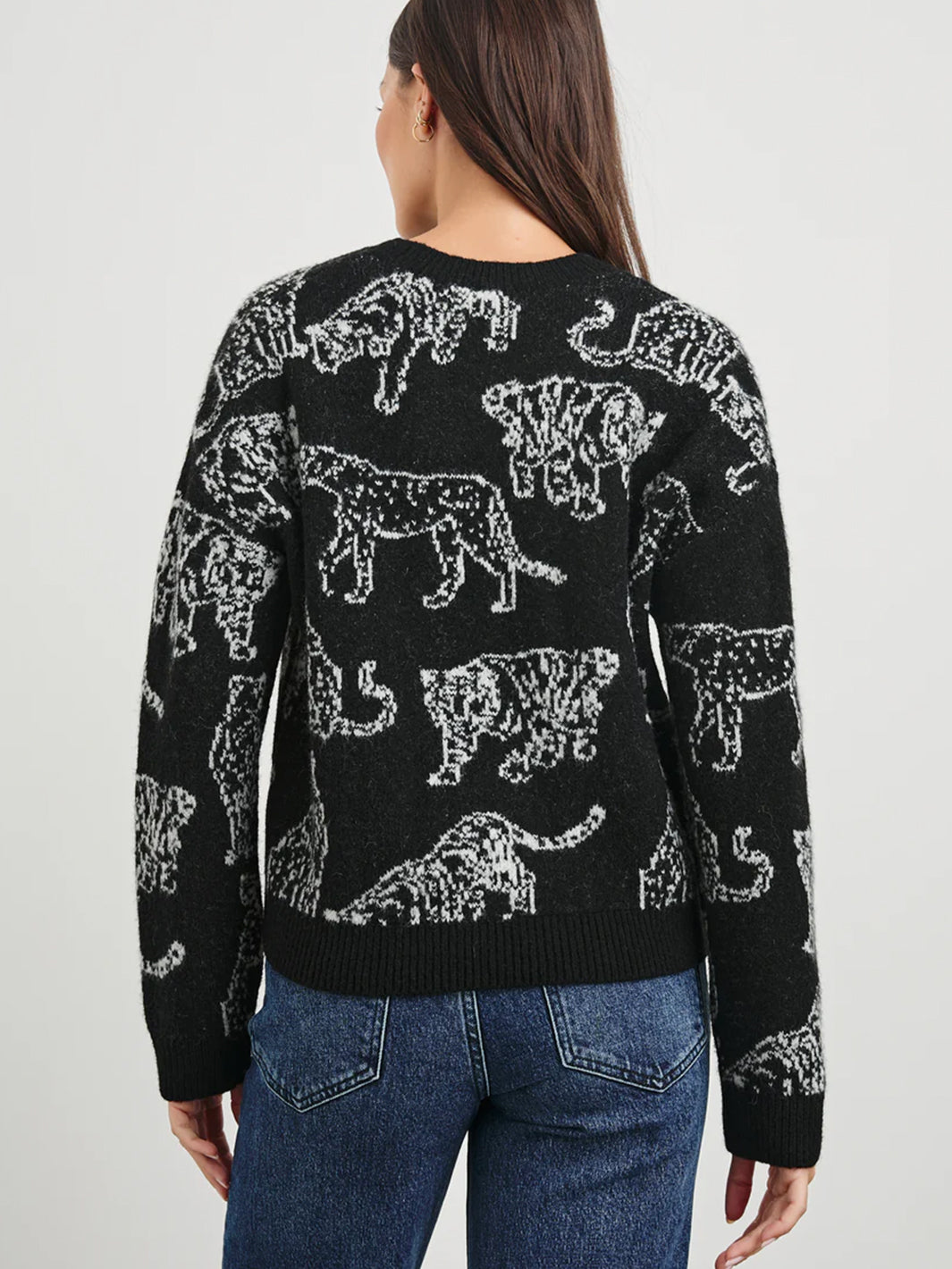 Perci Sweater in Charcoal Cats