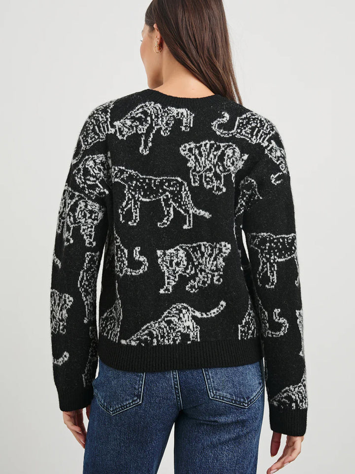 Perci Sweater in Charcoal Cats