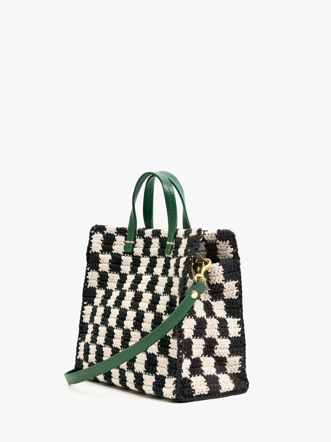 Petit Summer Simple Tote in Black/Cream